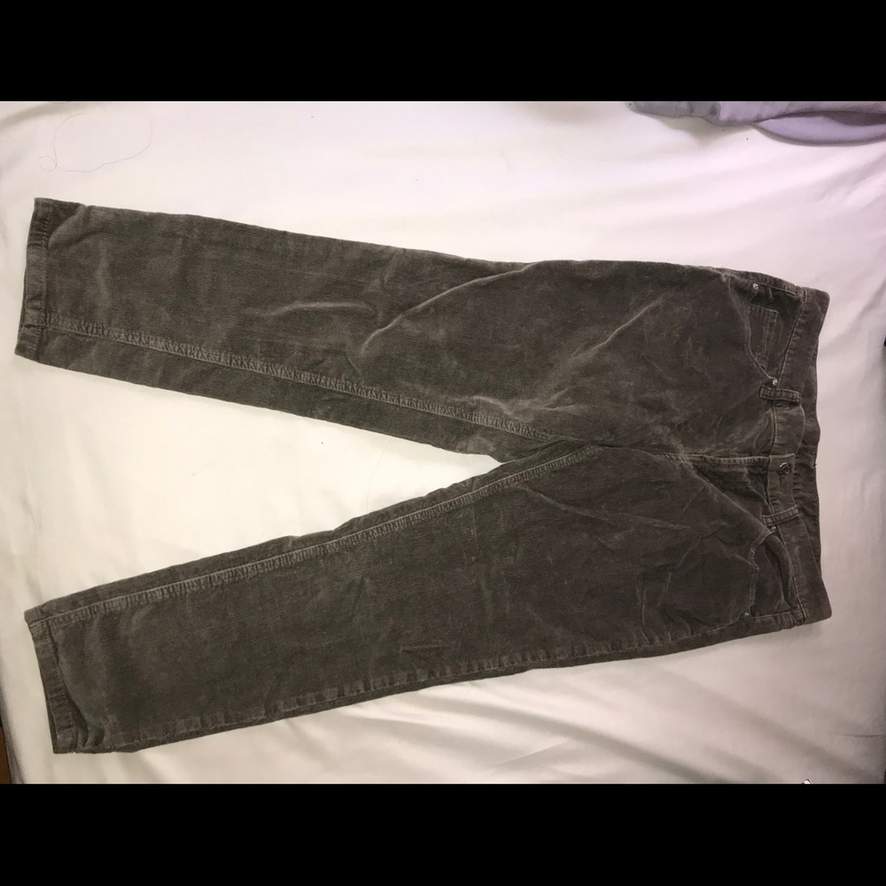 BDG velvet faded greenish gray jeans Size 29W Slim